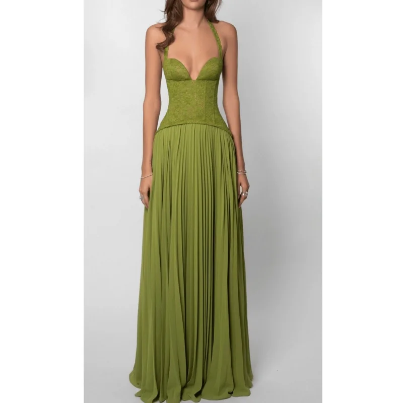current mood green dress Olive and Lime Dress Entro Brand Dresses
