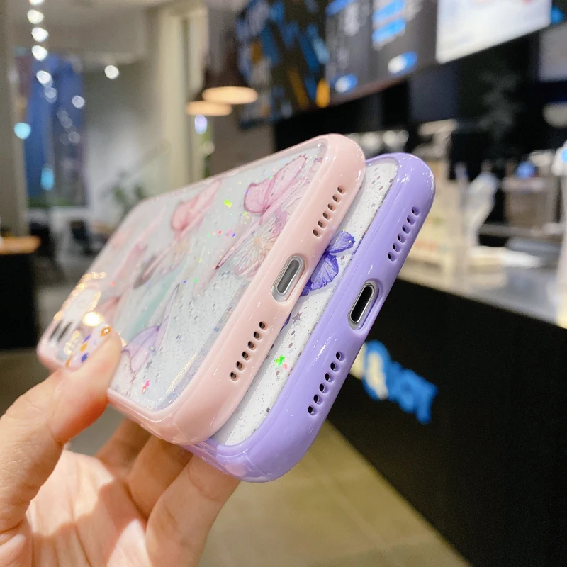 Custodia Glitter Per IPhone 13: Protettiva Con Brillantini, Antiurto In Silicone Morbido, Design Lussuoso Per Ragazze – Colore Nero - 3