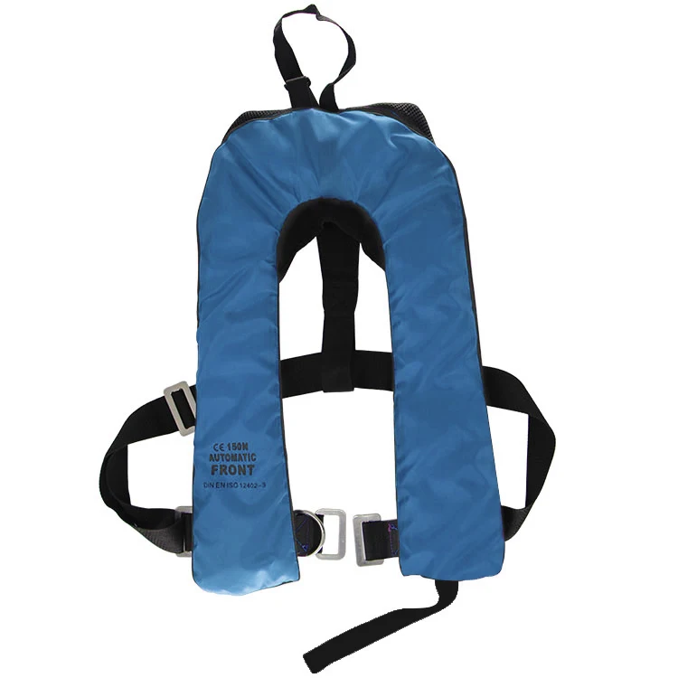 Professional Marine Safety Portable Floating Vest Inflatable Life Jacket without Pocket