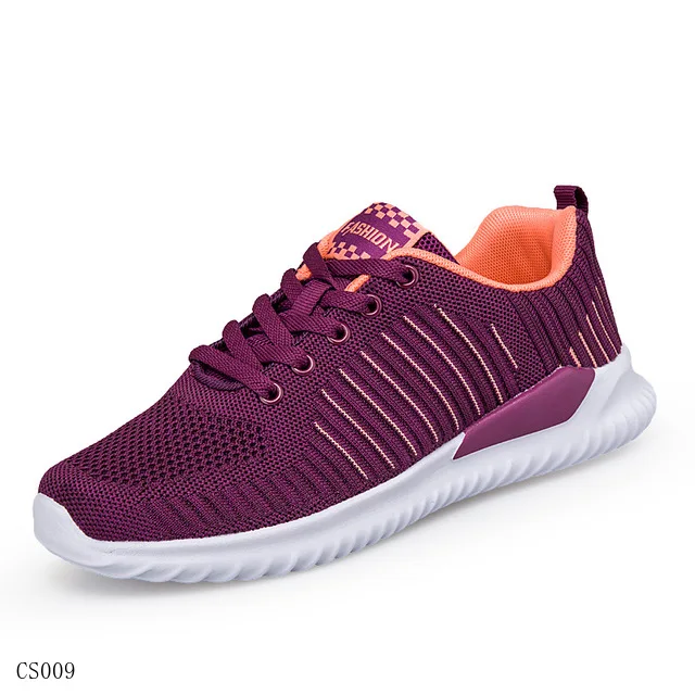 Новая модель кроссовок, повседневная спортивная обувь для бега, летающая вязаная обувь, женская спортивная обувь для бега