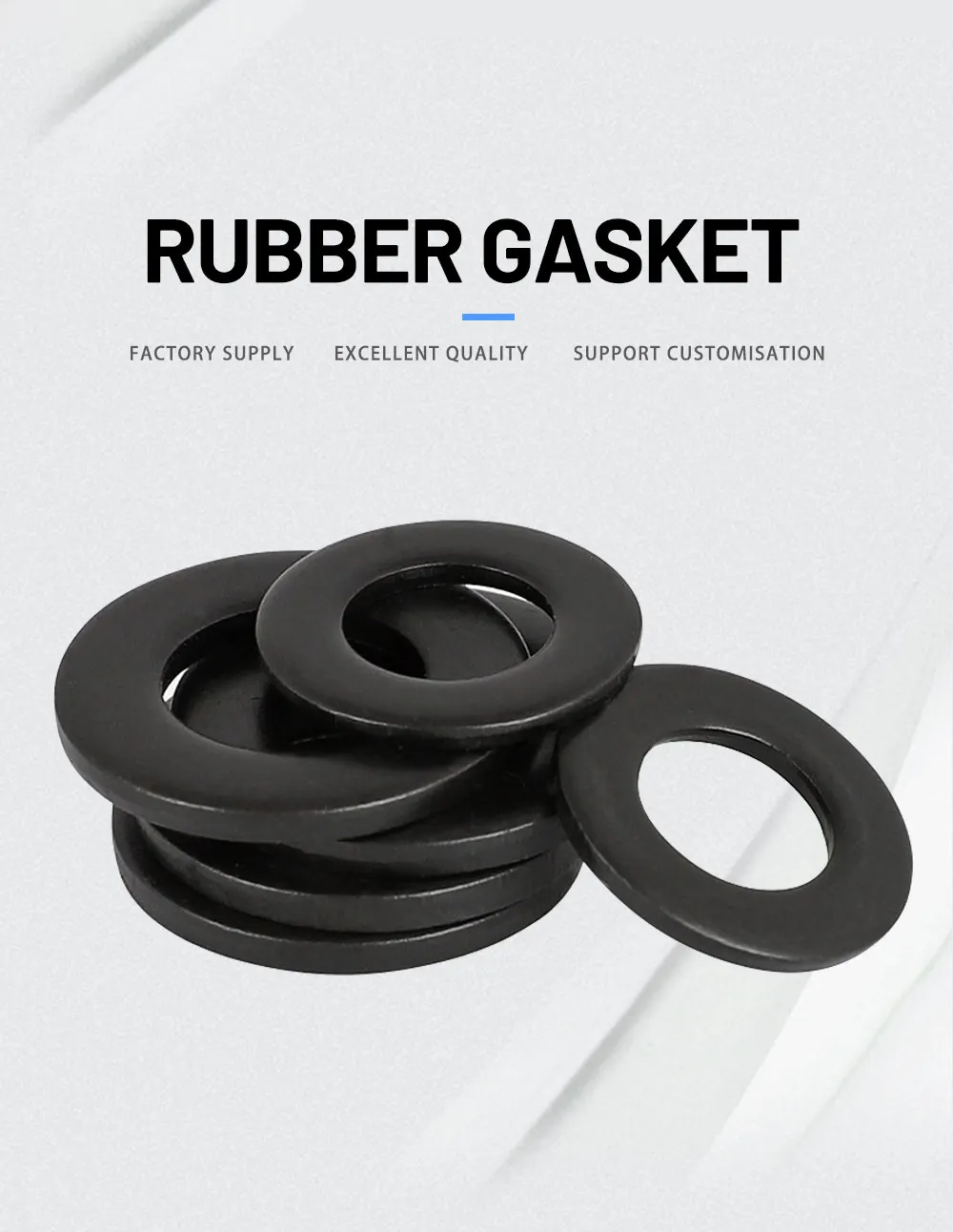 XHW Manufacturer Custom Nonstandard Silicone Gasket seals Moulded Rubber Parts Sealing gasket for Various rubber Products supplier