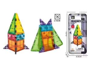 ITTL Mini Travel-Friendly Set With Storage Iron Box Educational Construction Play Set Mini Building Blocks for Kids