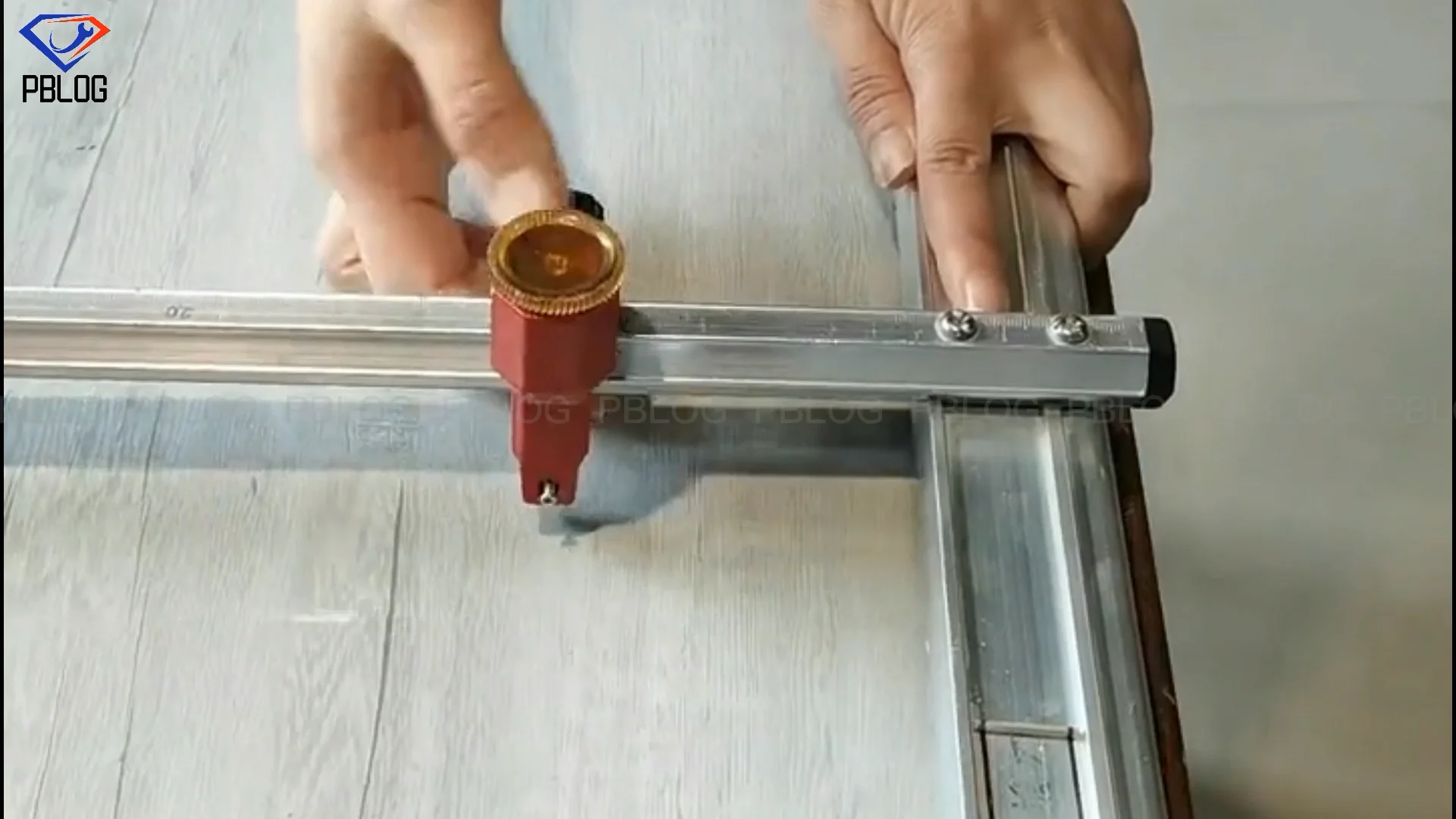 High Quality Manual Glass Push Knife T Shape Cutter For Glass Marble