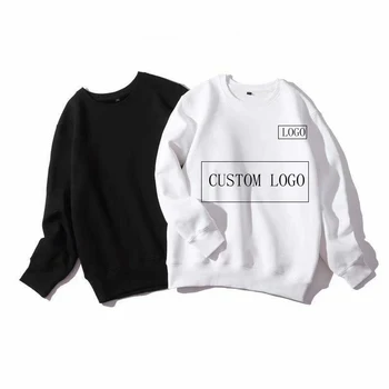 New Fashion Men & Women's Long Sleeve Sweater Big Size Drop Shoulder Custom Logo Cotton Casual Sweater