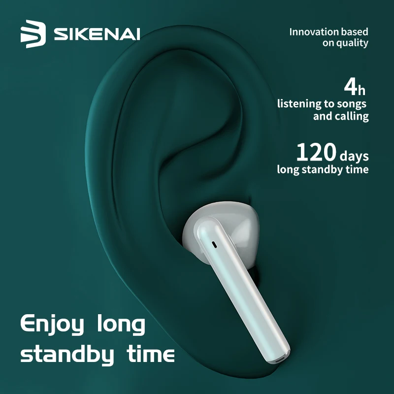 sikenai popular wireless tws earphone portable Alibaba