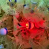 Ball head glows - red