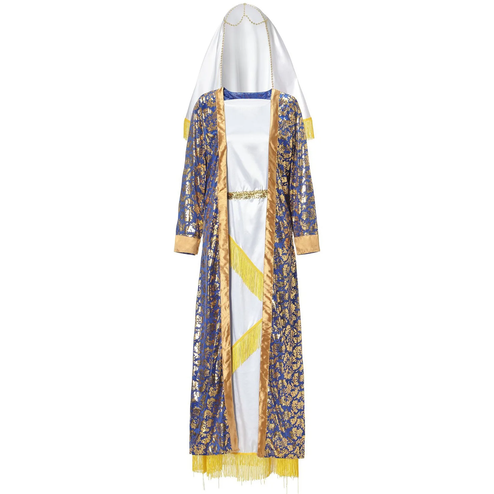 white and gold toga dress Women Toga Costume Greek Goddess White Dress Renaissance Outfit Carnival Halloween Cosplay Costume main image 0