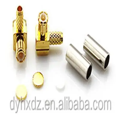mcx 90-degree right angle crimp coaxial connector for rg316 cable