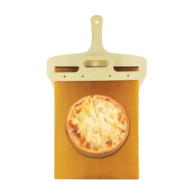 Sliding Pizza Peel Perforated Shovel Paddle Non Stick Spatula With Hang