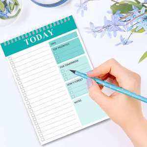 Notepad to Do List for Weekly Plan Colorful Memo Notebook A4 Customized Notes with PVC Cover