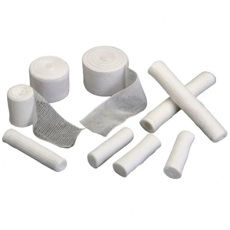 Garze Sterili Per Medicazione Annhao Benda Elastica Coesiva (12 Rotoli), Garza Autoadesivo Versa Grip