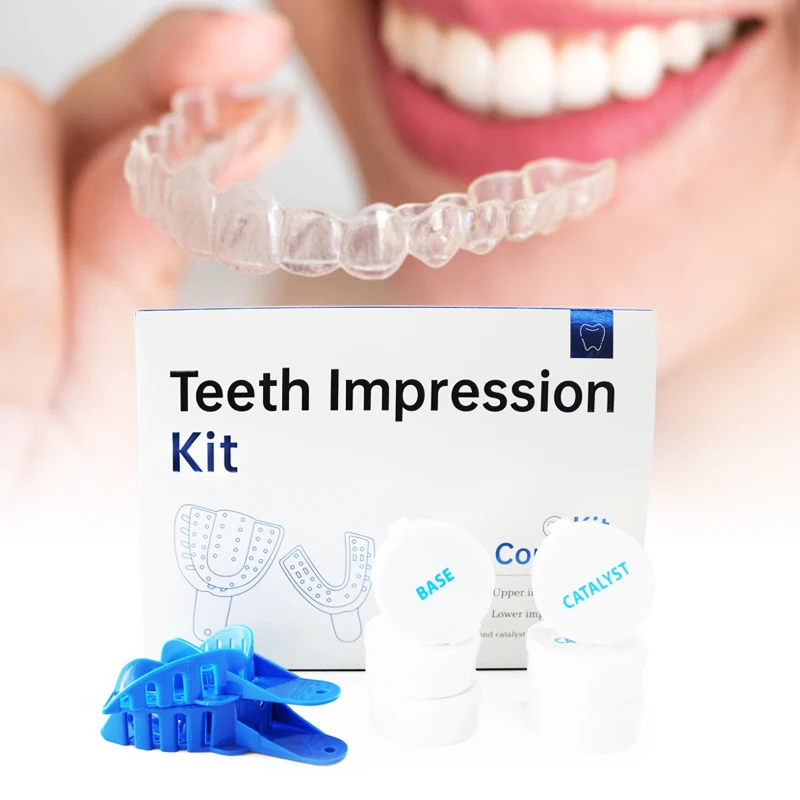 Buy Teeth Molding Kit Teeth Impression Kit with Upper Tray, 4PCS