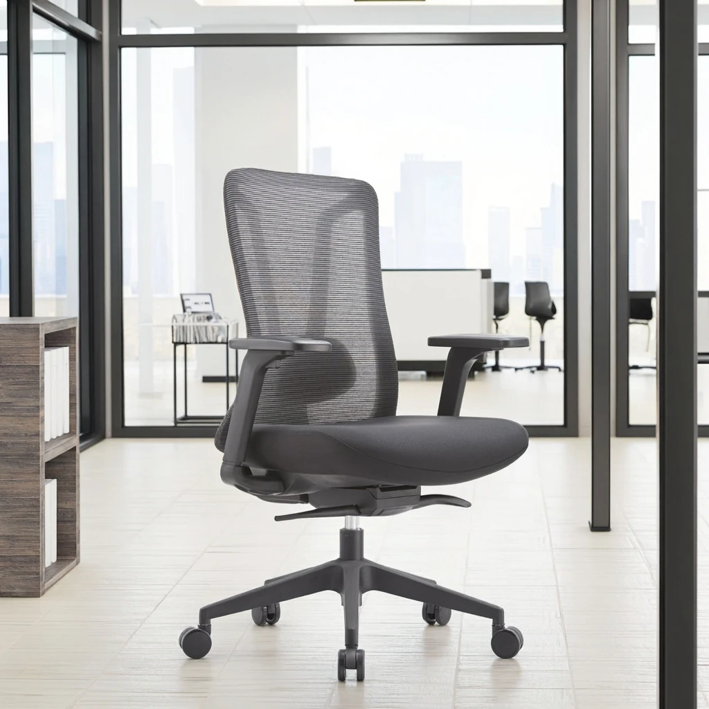 Superior Back Support Professional PU Chair High Resilience Foam Environmentally Friendly Design Ergonomic Office Furniture 3