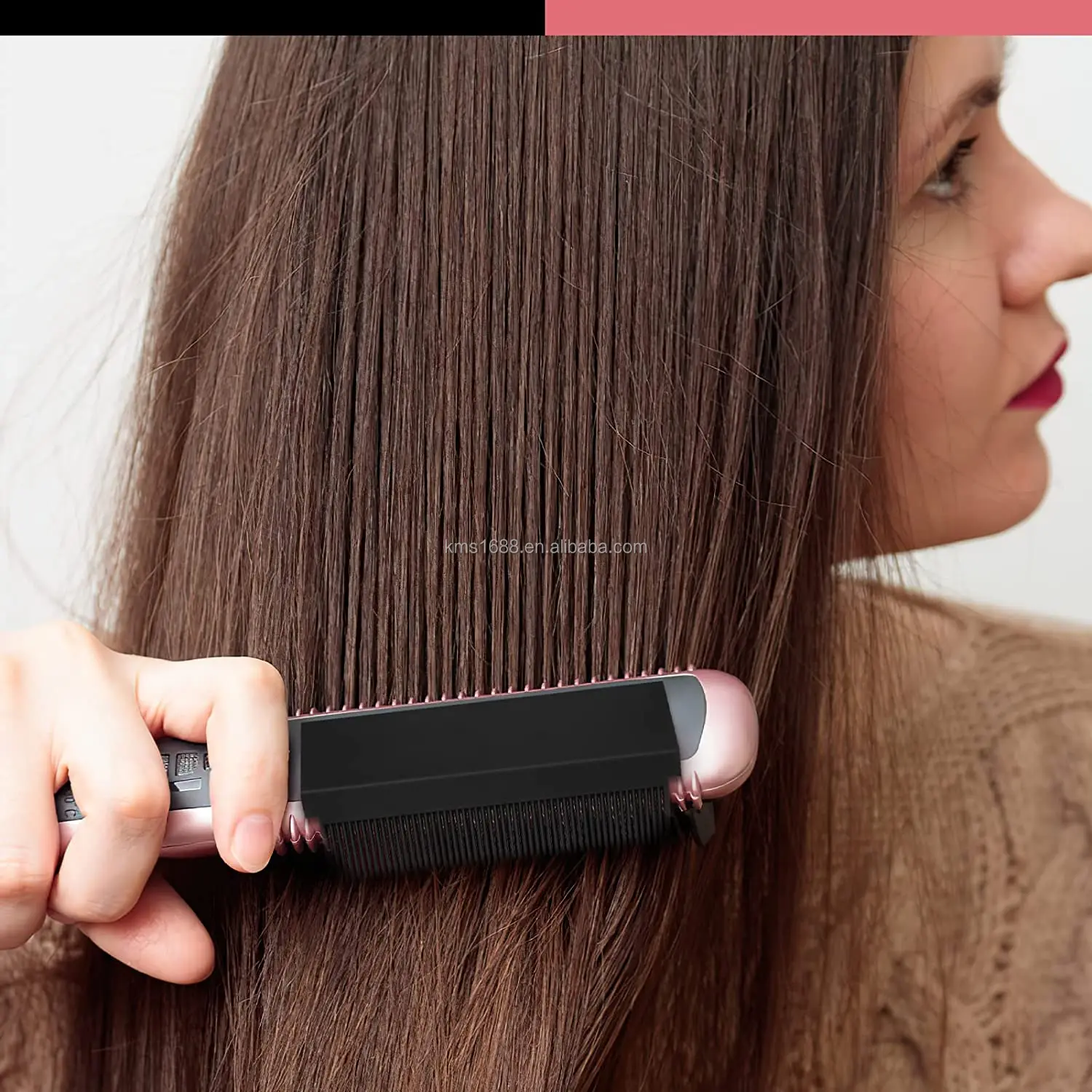 Hot Barber Straightening Comb Attachment Women Diy Hair Straightener