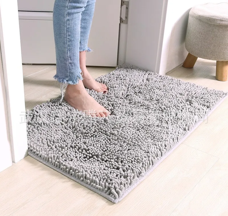 50x80cm Size Long Microfiber Chenille Bathroom Mat Bath Rug Sets Buy