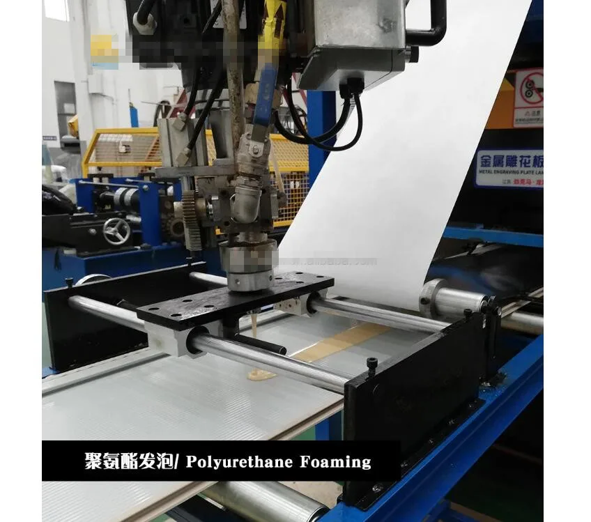 Decorative Exterior Wall Cladding Sandwich Panels Machinery 3D Appearance Metal Siding Making Machine PLC Control Gear Bearing
