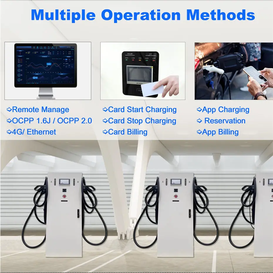 The Best-selling DC Fast Charging Station Is Suitable for Multiple Standards