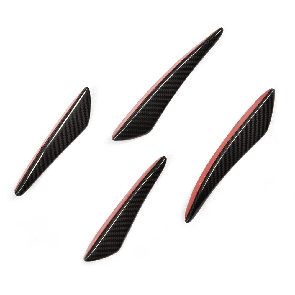 Universal Carbon Fiber Car Front Canards For American Muscle Car Models ...