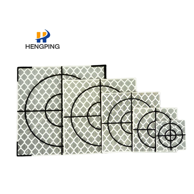Diamond-grade Custom Size Reflective Retro Adhesive Sticker Surveying Targets Monitoring Reflector Sheets for Total Station