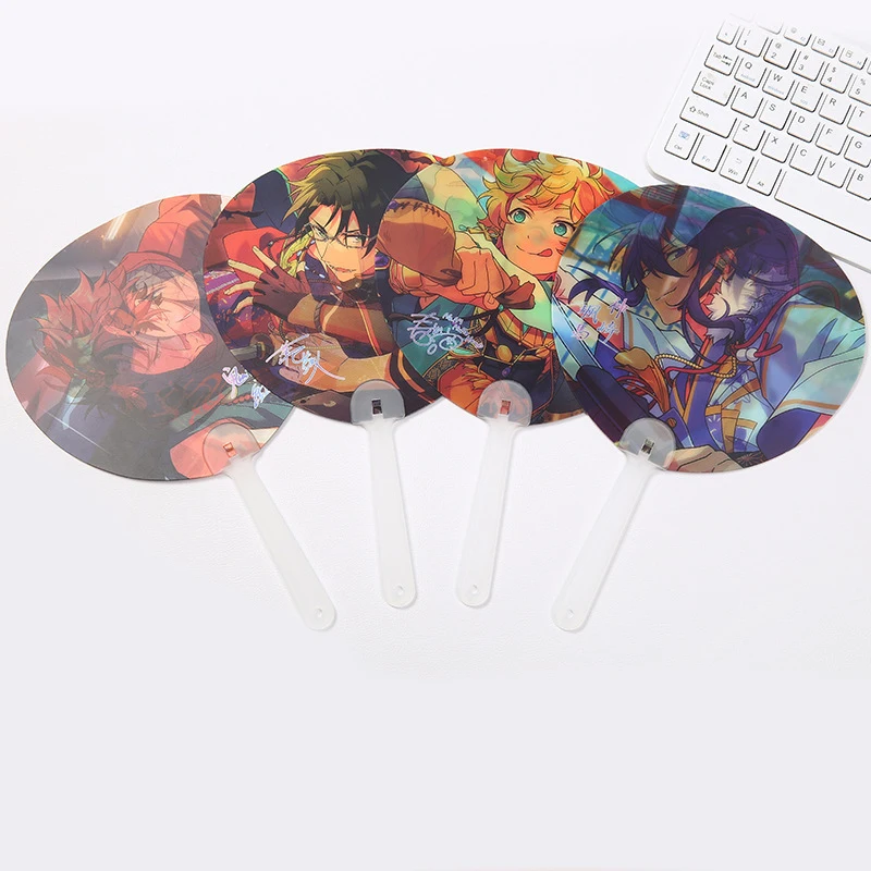 Оптовая Продажа с фабрики Пластиковые вентиляторы индивидуальным логотипом рекламные пластиковые PP ручные персонализированный корейский мини-вентилятор