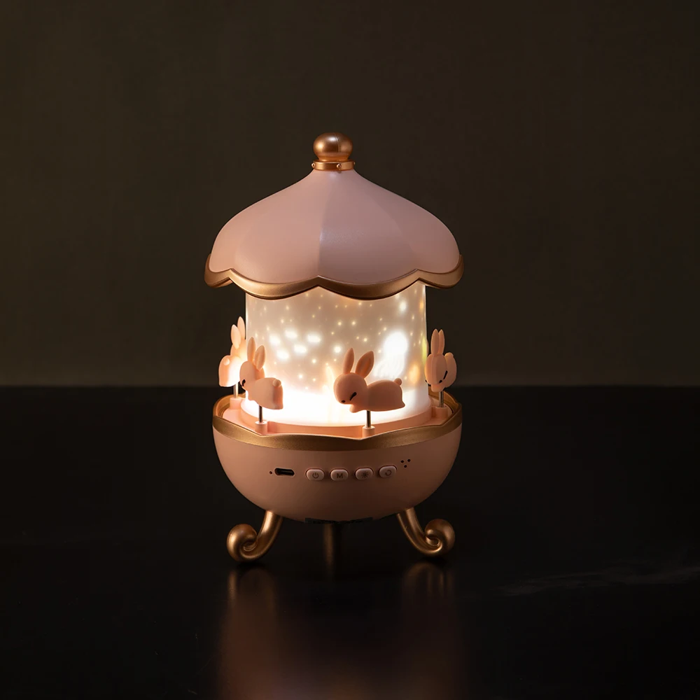 Multi-color USB Charging Ocean Wave Star Projector Rotate Baby Night Light Projector for Bedroom Ceiling