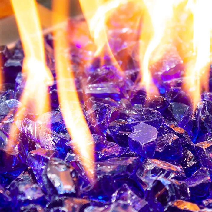 Fireglass, 1/2 дюйма, зеленое светоотражающее огненное стекло, 10 фунтов, сумка