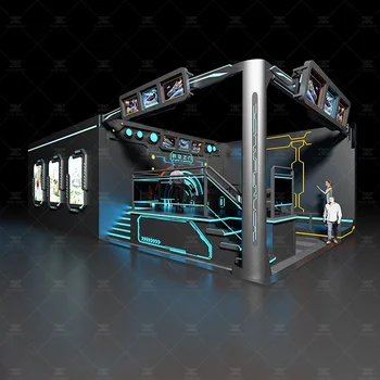 Professional Amusement Park Equipment Ride 5D Circular Flying Cinema Simulator 7D Flight Theater
