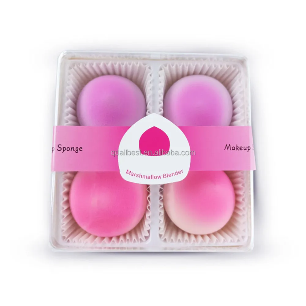 Super Soft Peach Marshmallow Makeup Sponge & Pink Mochi Blender Sponge