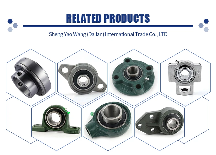 Square Housing Pillow Block Bearing Ucf201 Ucf202 Ucf203 Ucf204 Ucf205