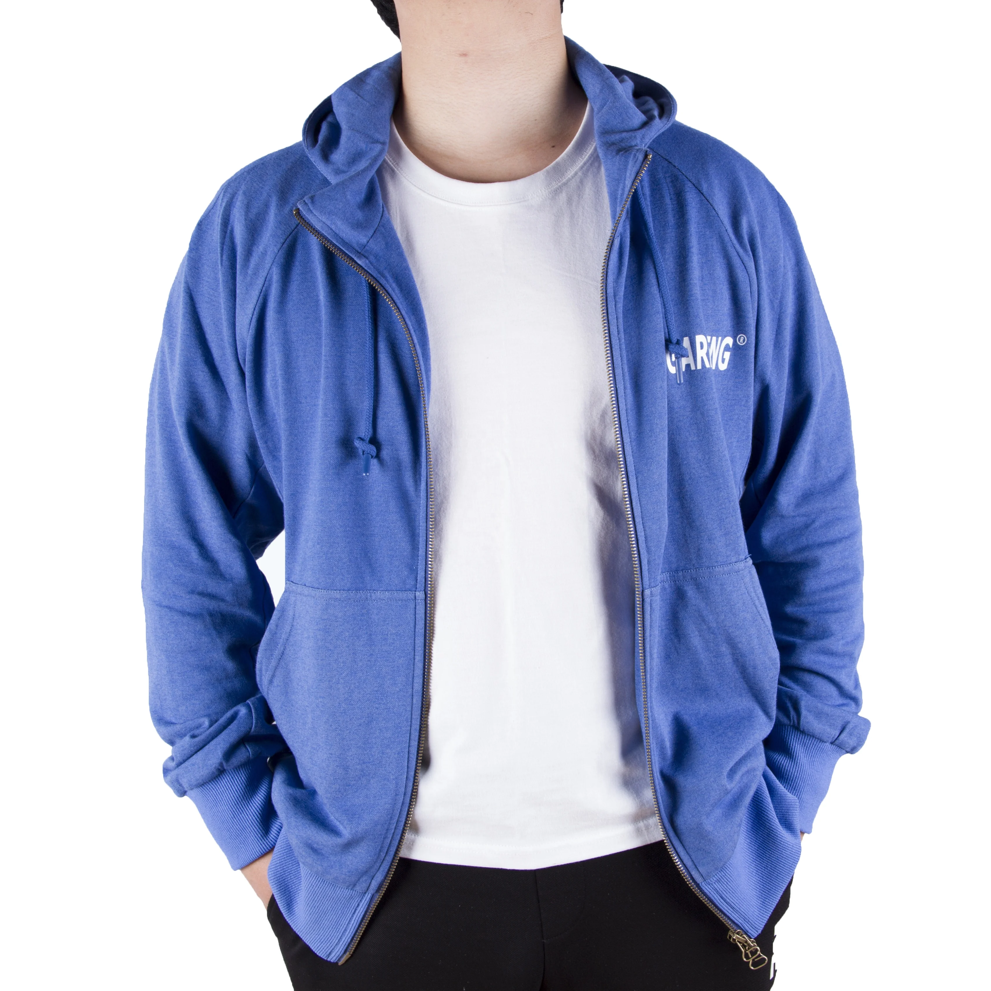 UrGarding EMF Protection Silver Fiber Cotton Faraday Hoodie Shielding Silvered Zipper