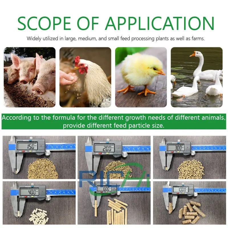 Best Price 1-2t/h Animal Chicken Poultry Feed Mill Equipment in Usa