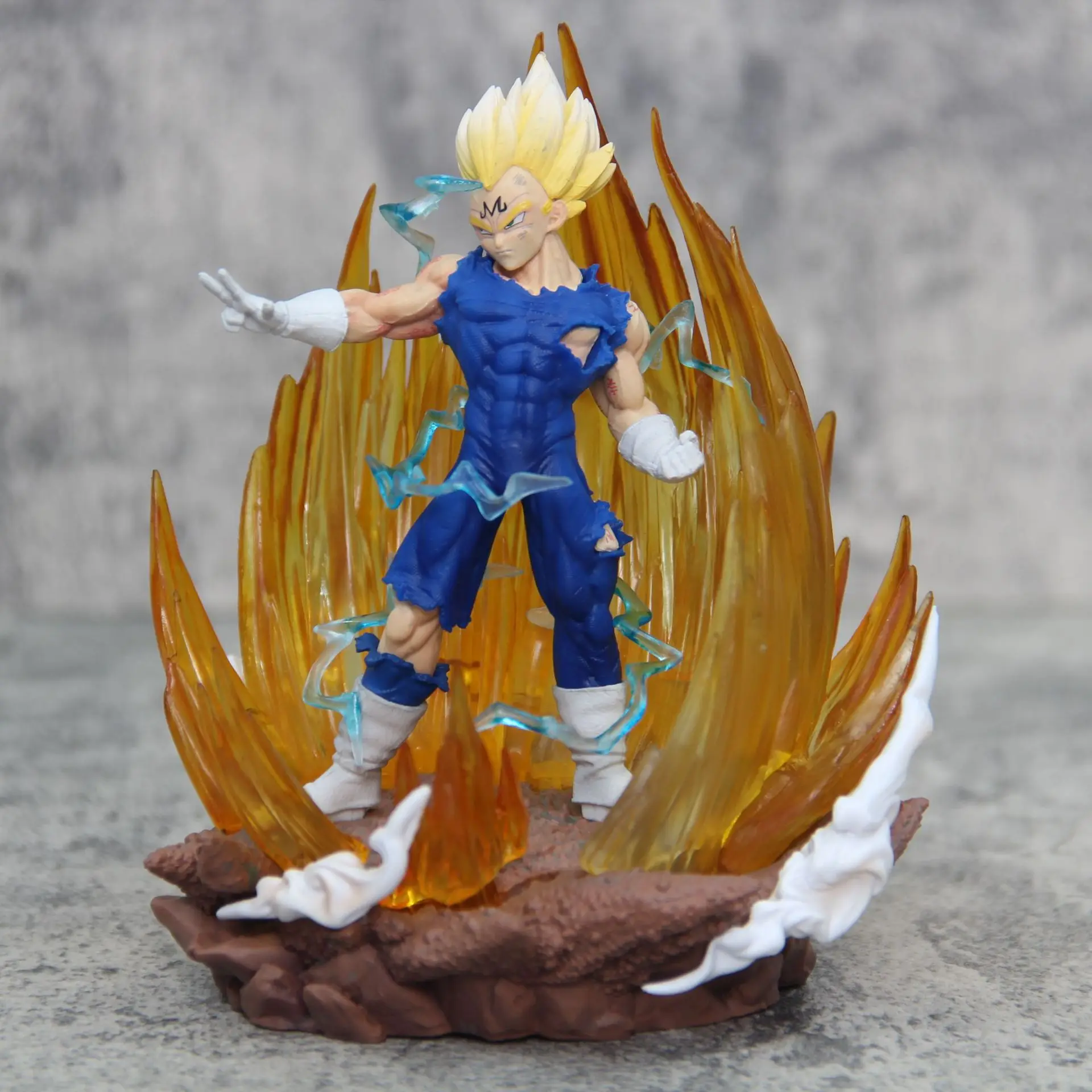 14.5cm Demonized Vegeta Buu Resonance Glowing Pvc Boxed Model Doll ...