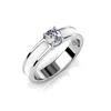 Quality Brass with 18K white gold plated White color