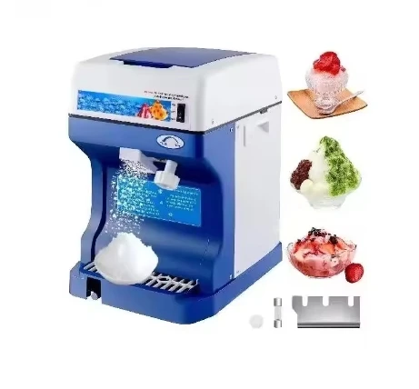 Commercial Ice Shaver Crusher 120 Kg/h Electric Snow Cone Maker Machine Small Commercial  Machine Plastic Guangzhou