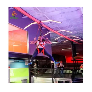 New Multi Function Amusement Rope Adventure Course Zip Line Sky Rider Equipment Indoor Playground for Adult Children