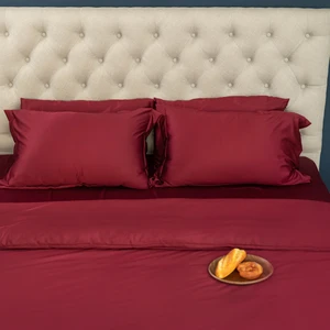 Wholesale 4pcs Tencel Lyocell Comforter Sets Bedding Luxury Solid Color Hotel Quilt Bedding Set