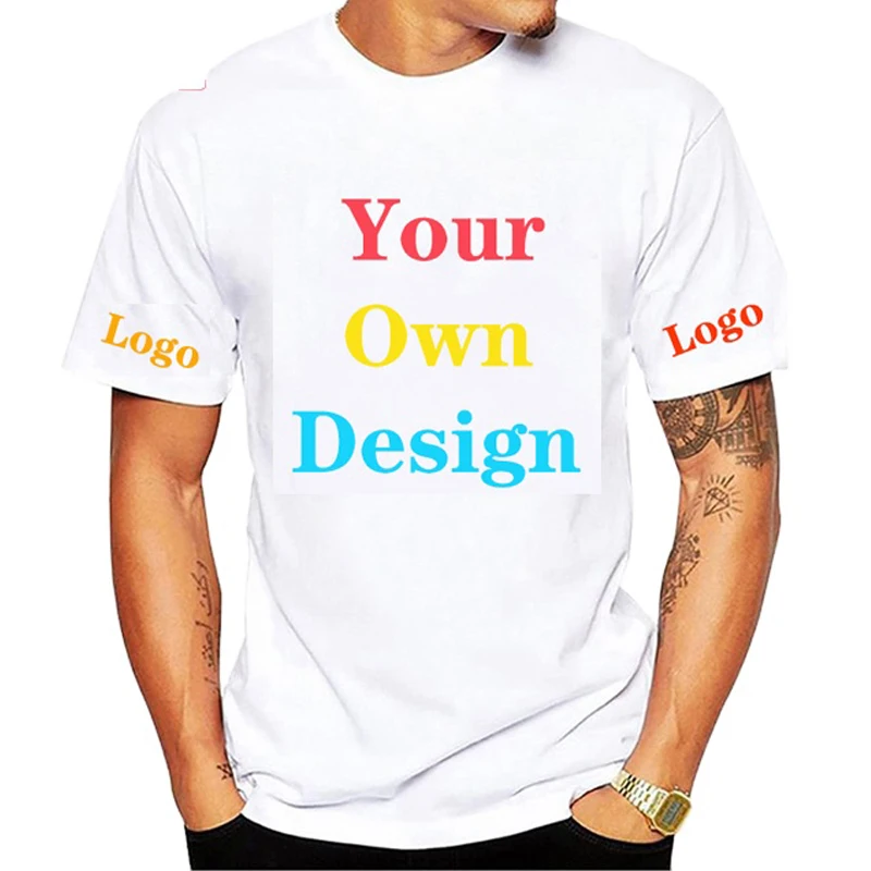 Camiseta Con Logo Bordado Para Hombre,100% Algodón,180gsm,Personalizado,Transferencia De Calor,Dtg - Buy Hombres Camisetas,Camisetas De Algodón,Camisetas Personalizadas Product Alibaba.com