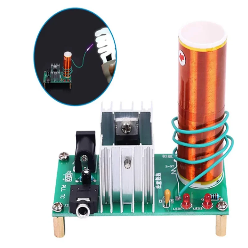 Mini Kit Bobina Tesla Fai Da Te - Altoparlante Al Plasma Progetto Musicale