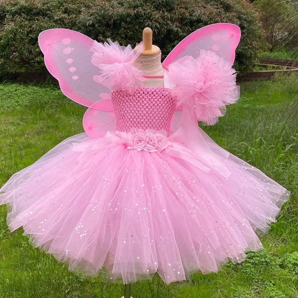 Halloween Costumes - Luxury Tutu Dress with Butterfly Wings