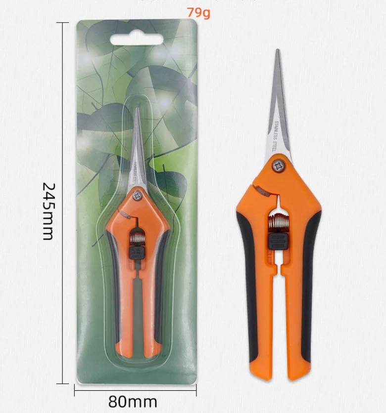 FLORA GUARD Garden Pruning Shears Secateurs Bonsai Metal Gardening Scissor Pruning Tool Fruit Picking Scissors