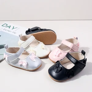 Fashion Spring&Autumn Baby Girl Butterfly Design Princess Shoes With TPR Soled Newborn Toddler Girl Shoes