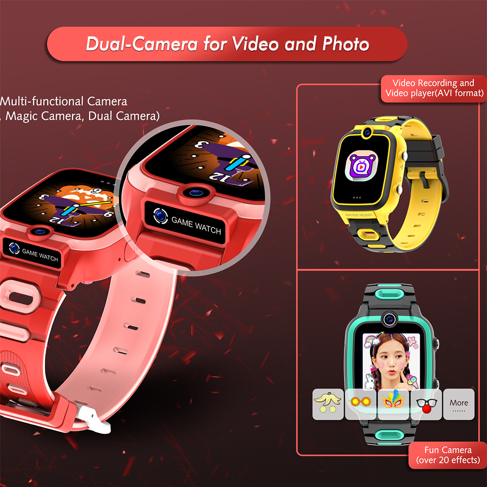 ゲームウォッチ7個セットおまけつき Q67子供用スマートウォッチキッズGPSReloj Inteligente Para