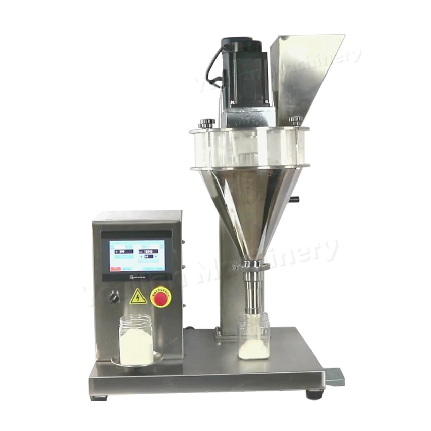 DF-B полуавтоматическая Настольный кофе муки Измельчитель перца чили стиральный порошок Миксер для сухого молока наполнитель, земельный шнек сверлы винт разливочная машина
