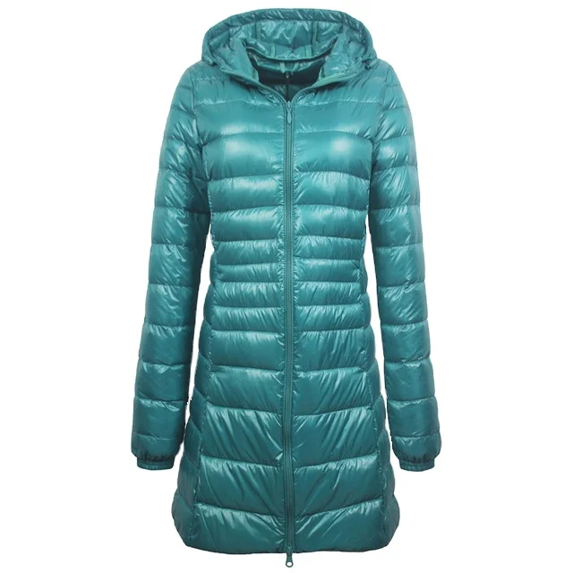 plus size light down jacket