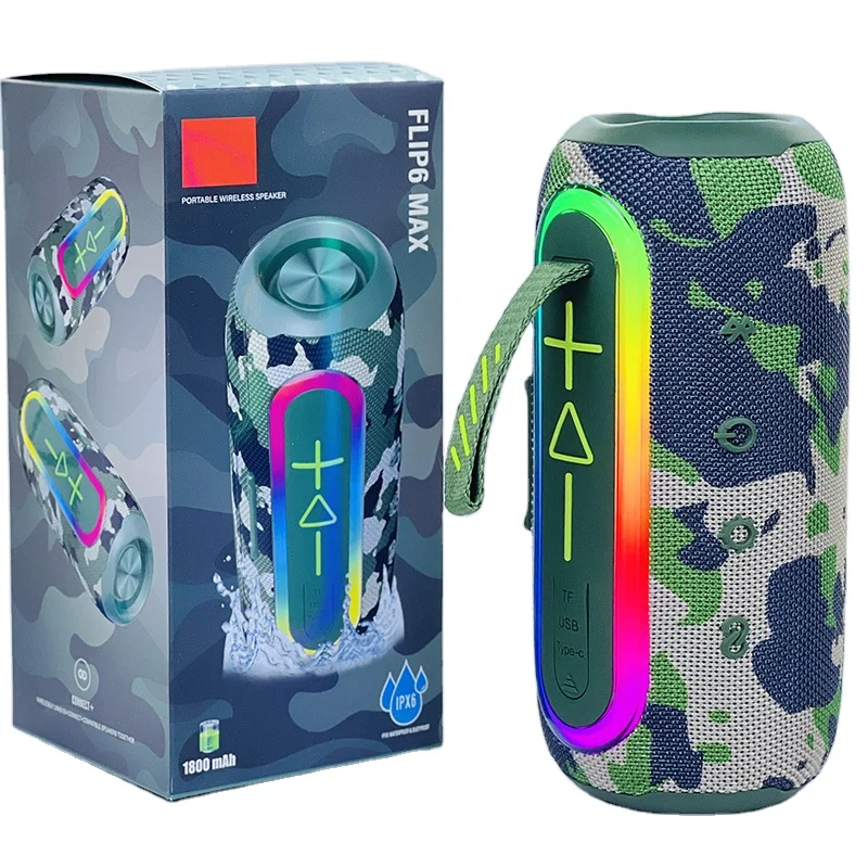 Flip6 MAX Portable Bluetooth Speakers Waterproof Outdoor