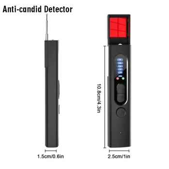 NEW style Camera Finder Hidden Camera Detector Anti Spy Detector RF Scanner Detector for GPS Tracker Wireless Listening Device