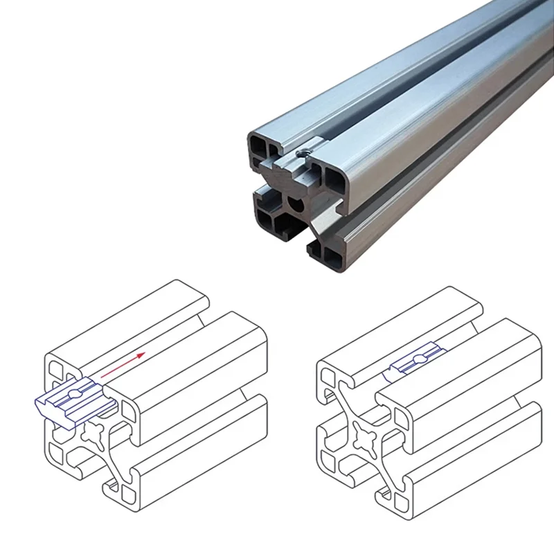 Aluminum Profile Locking T Type Slot Spring Round Nuts and Half Round Bolts Set Shrapnel Nut and Button Head Socket Screw Kit