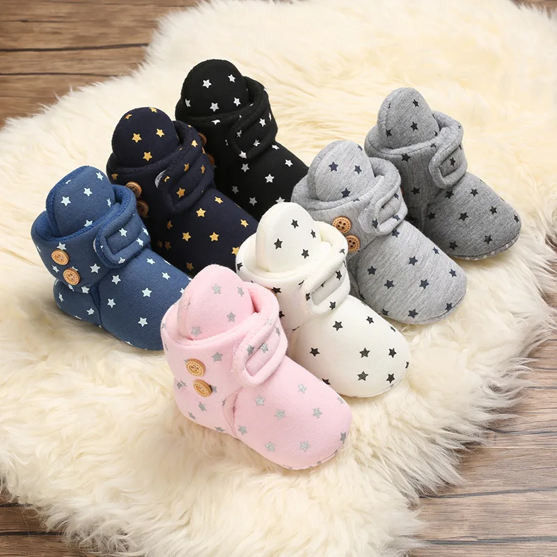 Winter Warm Baby Shoes  Add Plush Baby Walking Shoes  for Boys and Girls 2020