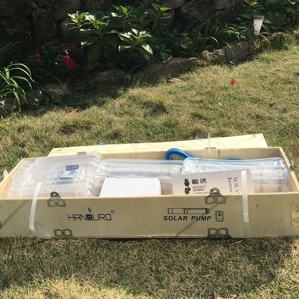 Solar Pump Kit Complete With Panels 200M Head Solar Pump for Deep Well Dc Submersible Solar Water Pump System for Irrigation