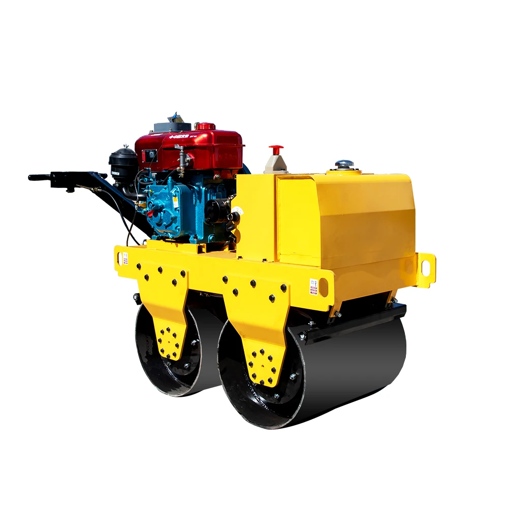 Portable Road Roller Compactor Building Road Construction Machine with Strong Vibrator